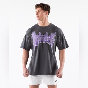 GRIME TEE ASTRO GREY LARGE